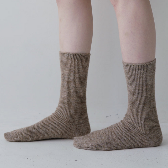 Hakne Suri Alpaca Ribbed Socks