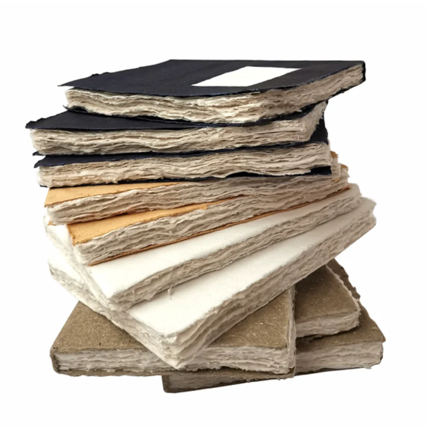 Handmade Cotton Rag Paper Notebook 15cmx21cm
