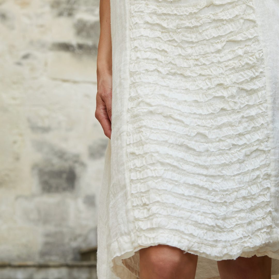 Meg by Design Linen & Lace Lidia Dress