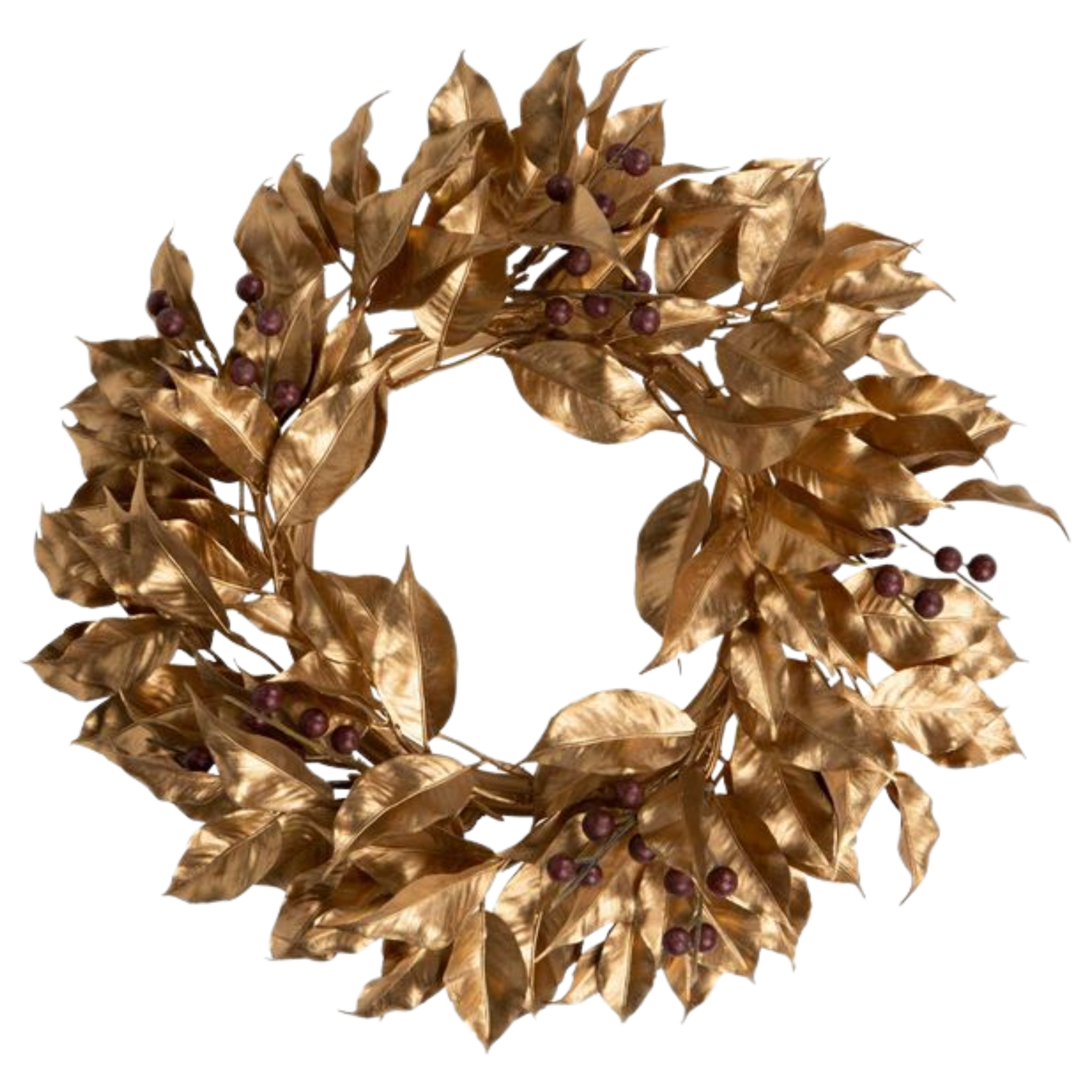 Ruman Gold Gilt Berry Wreath