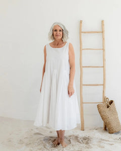Meg By Design Portland Cotton Poplin Sleeveless Dress