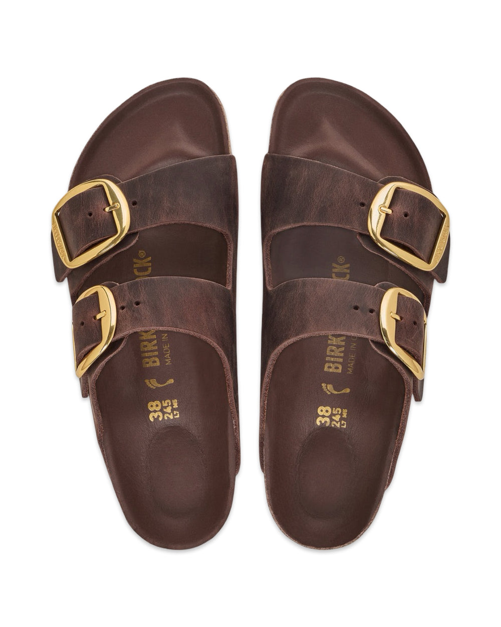 Birkenstock Arizona Big Buckle Oiled Habana Brown Leather Regular