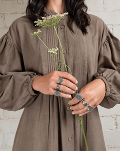 Arcana Oxidised Sterling Sliver Ring