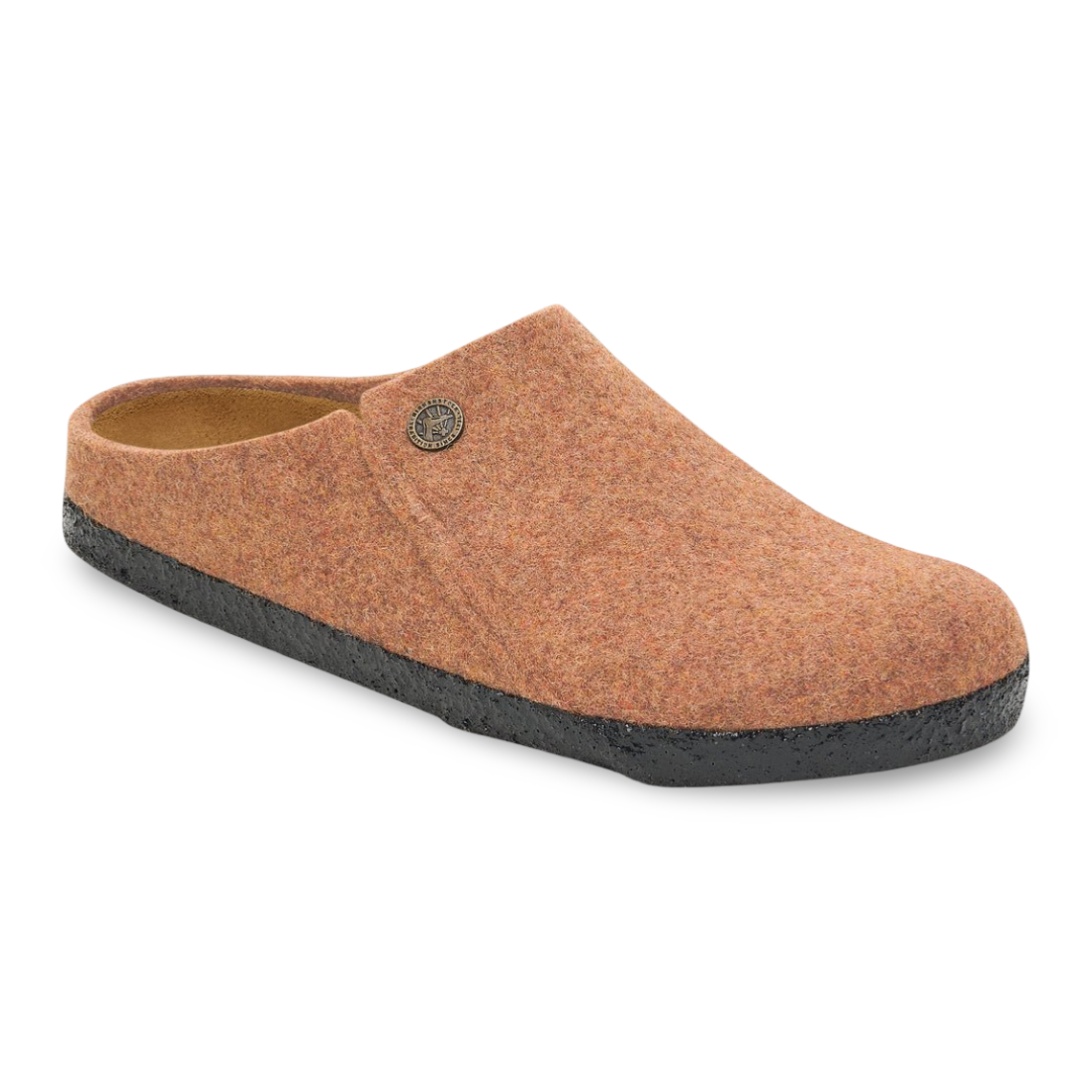 Birkenstock Zermatt Toffee Melange Wool Felt Slipper