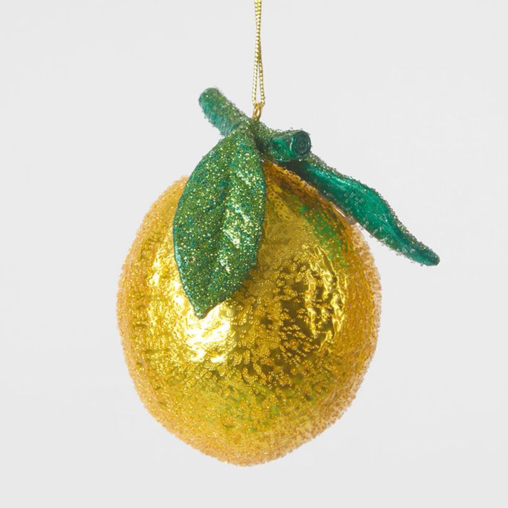 La Dolce Vita Glitter Lemon Decoration