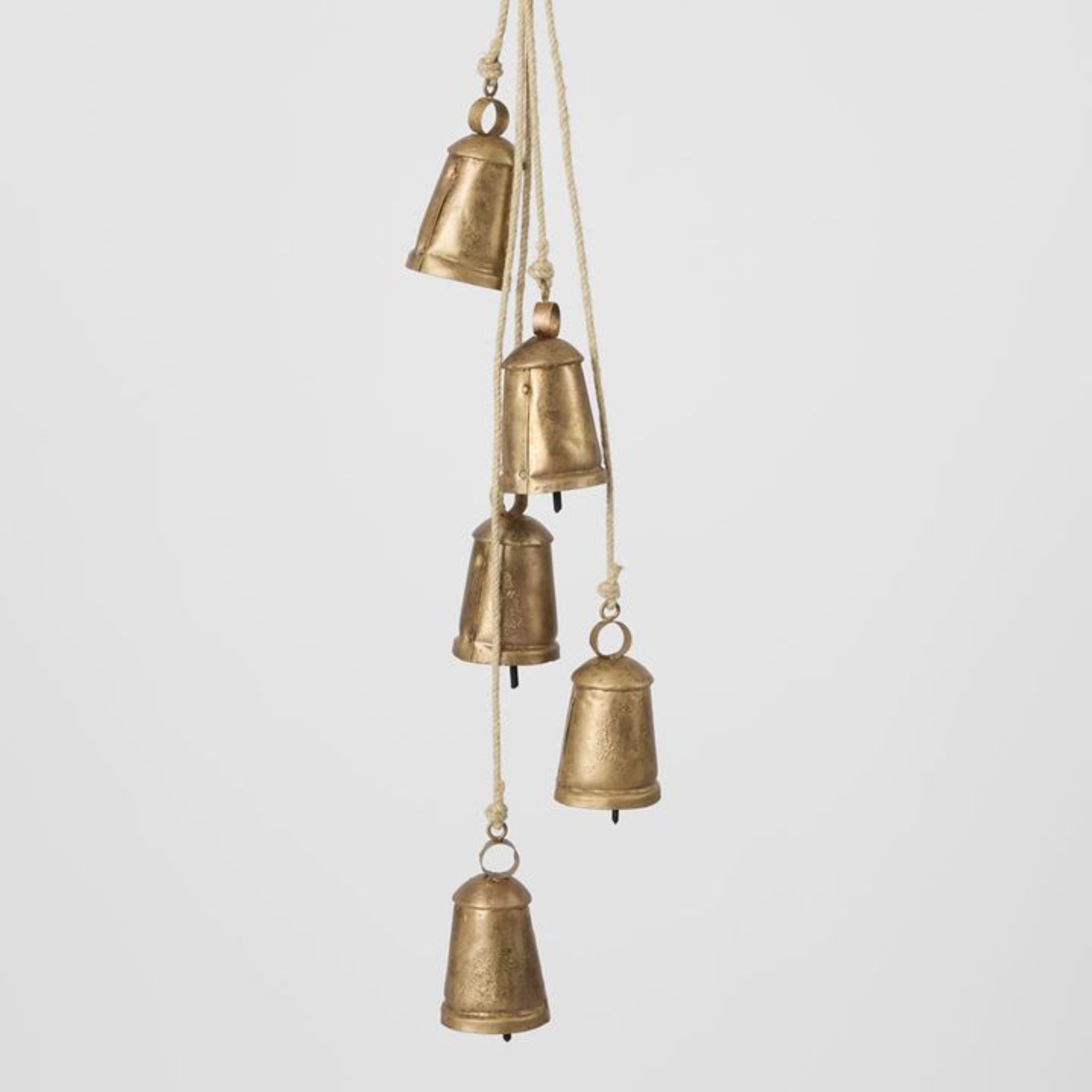 Antique Gold Rustic Cow Bell Bunch