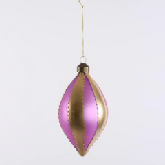 Carnival Tear Drop Multicolour Bauble