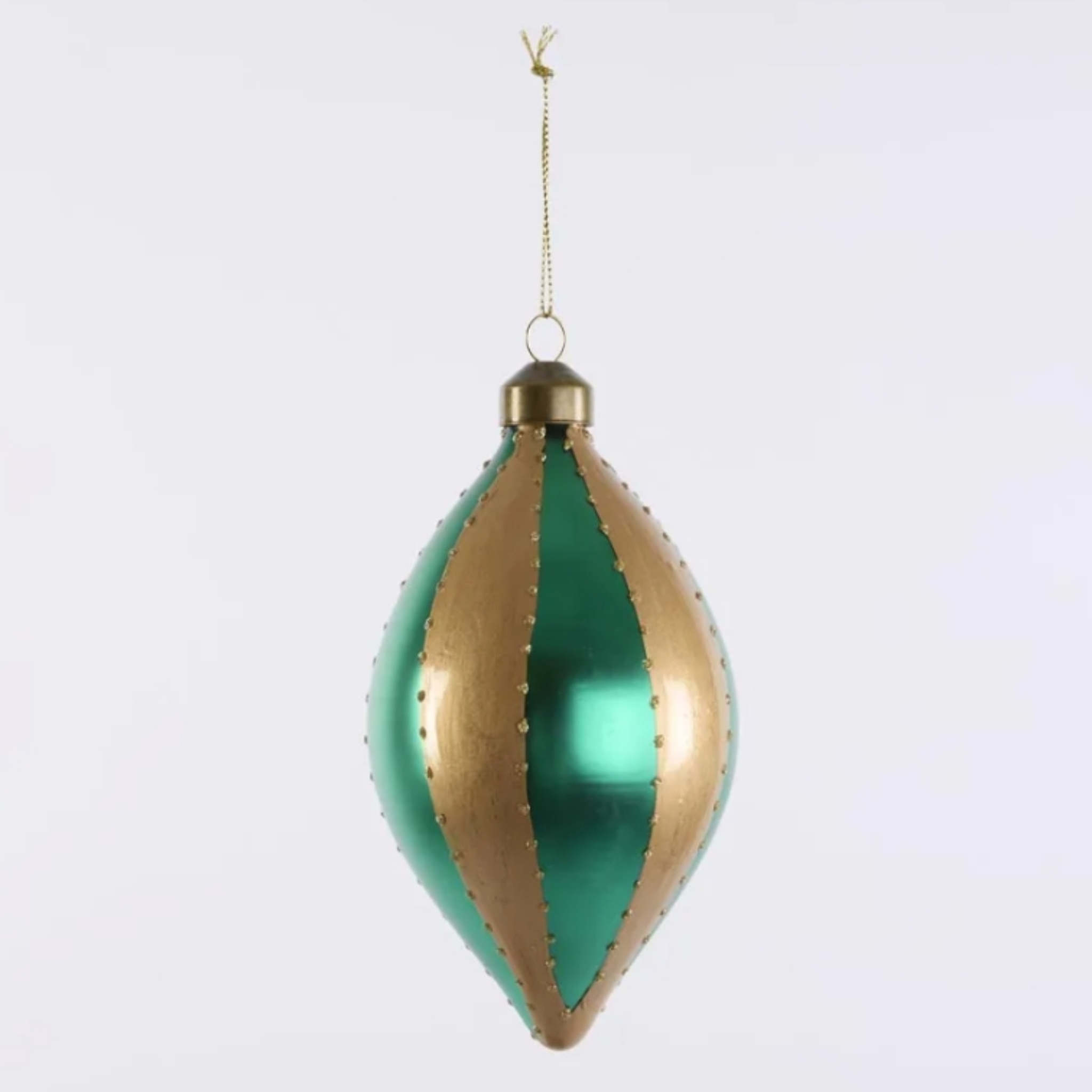 Carnival Tear Drop Multicolour Bauble