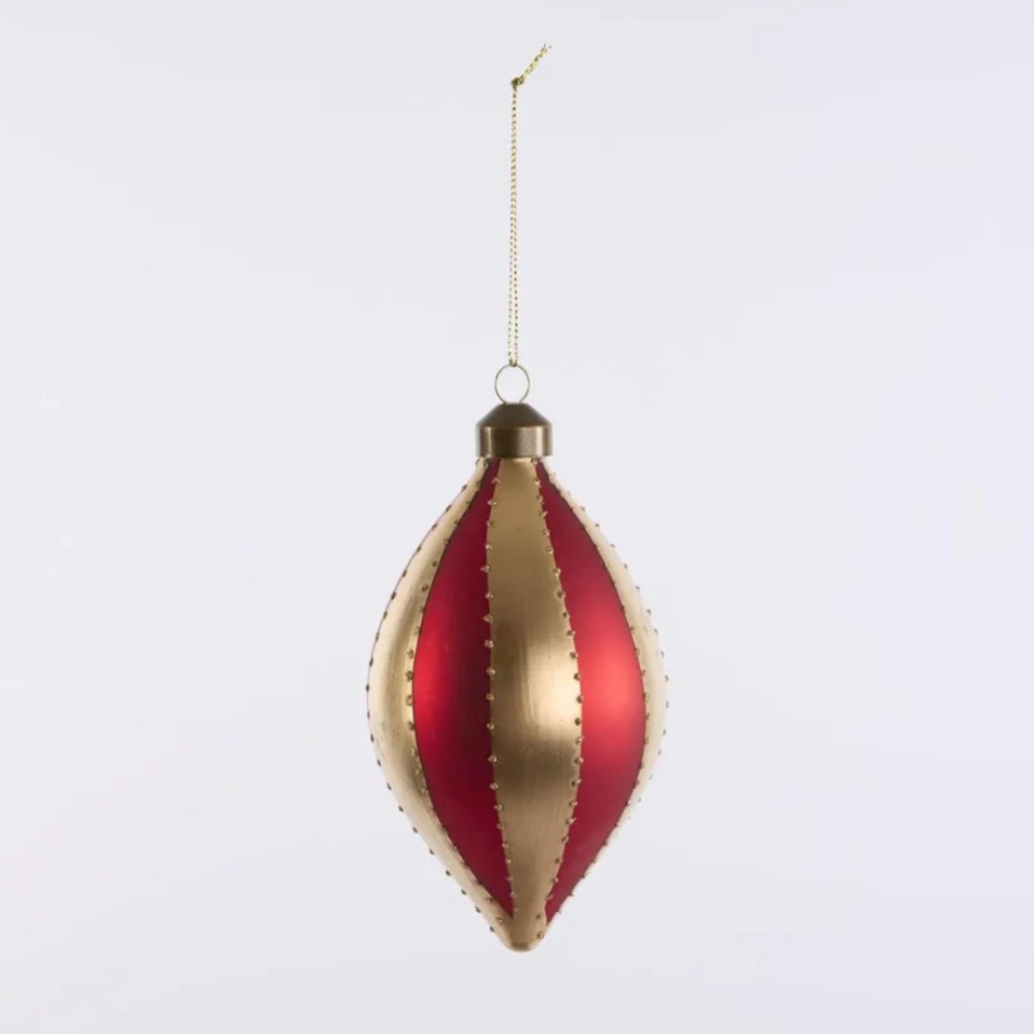 Carnival Tear Drop Multicolour Bauble