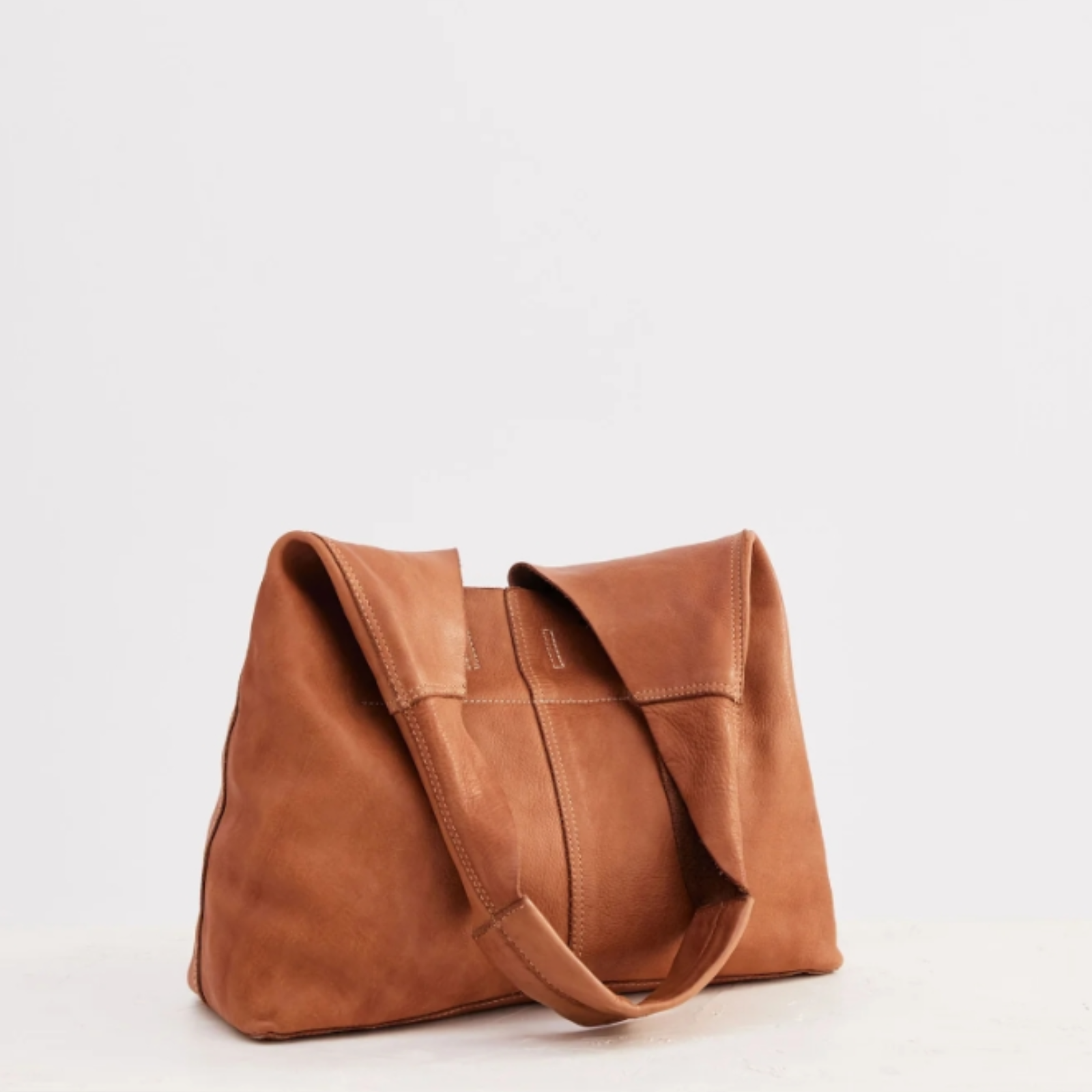 Juju & Co Unlined Slouchy Leather Bag