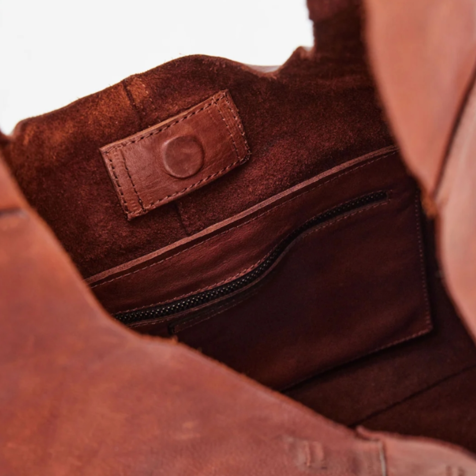 Juju & Co Unlined Slouchy Leather Bag