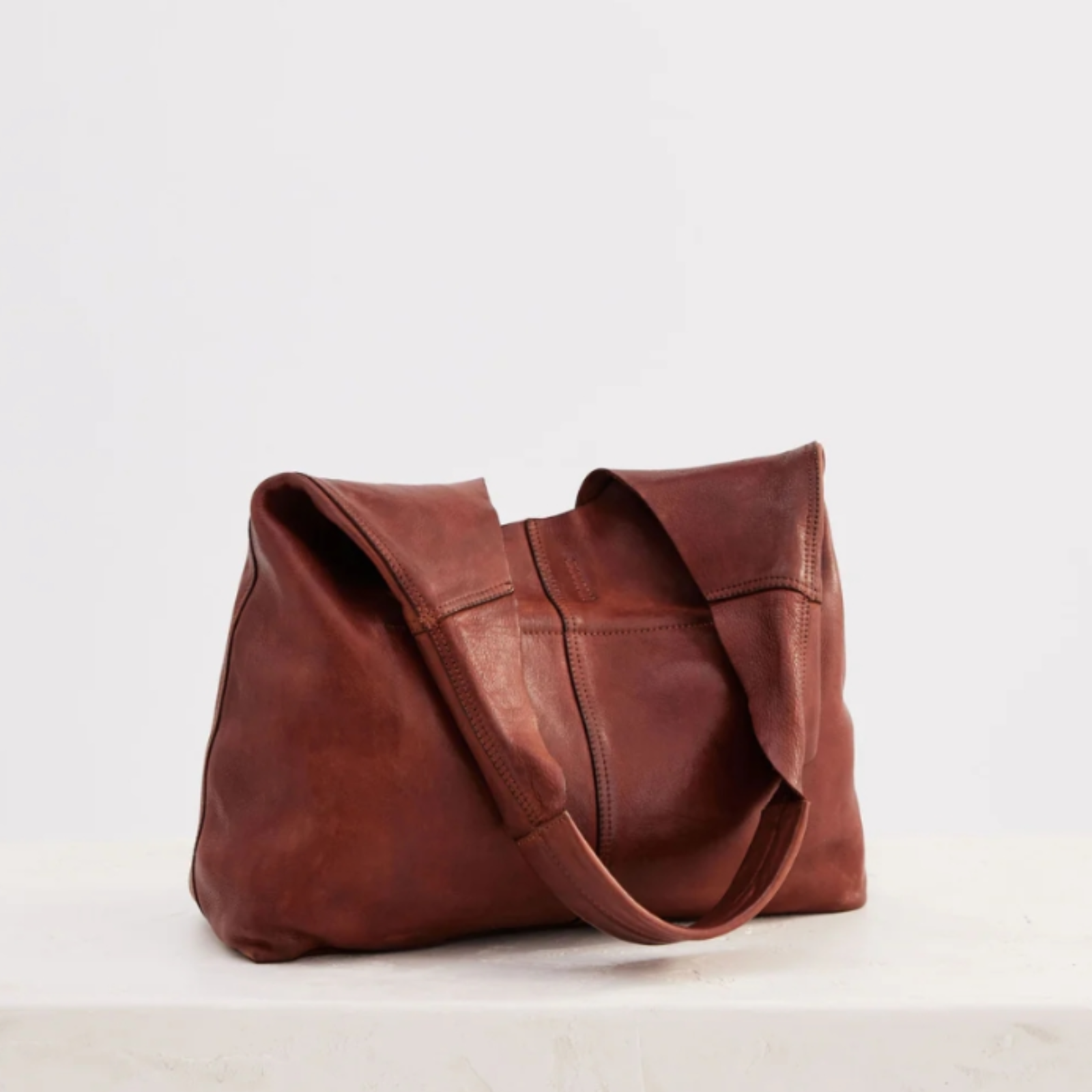Juju & Co Unlined Slouchy Leather Bag