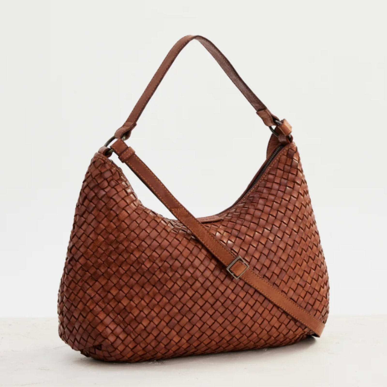 Juju & Co Basque Slouchy Leather Bag
