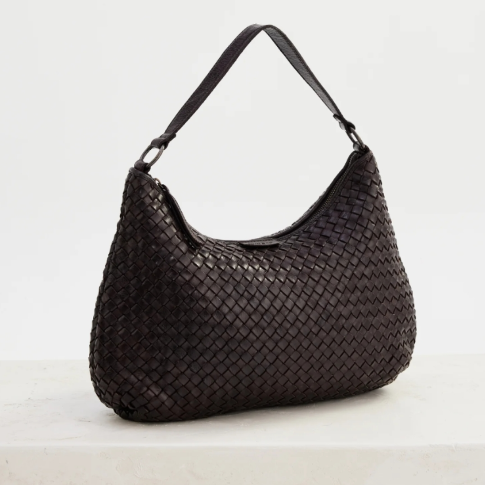 Juju & Co Basque Slouchy Leather Bag