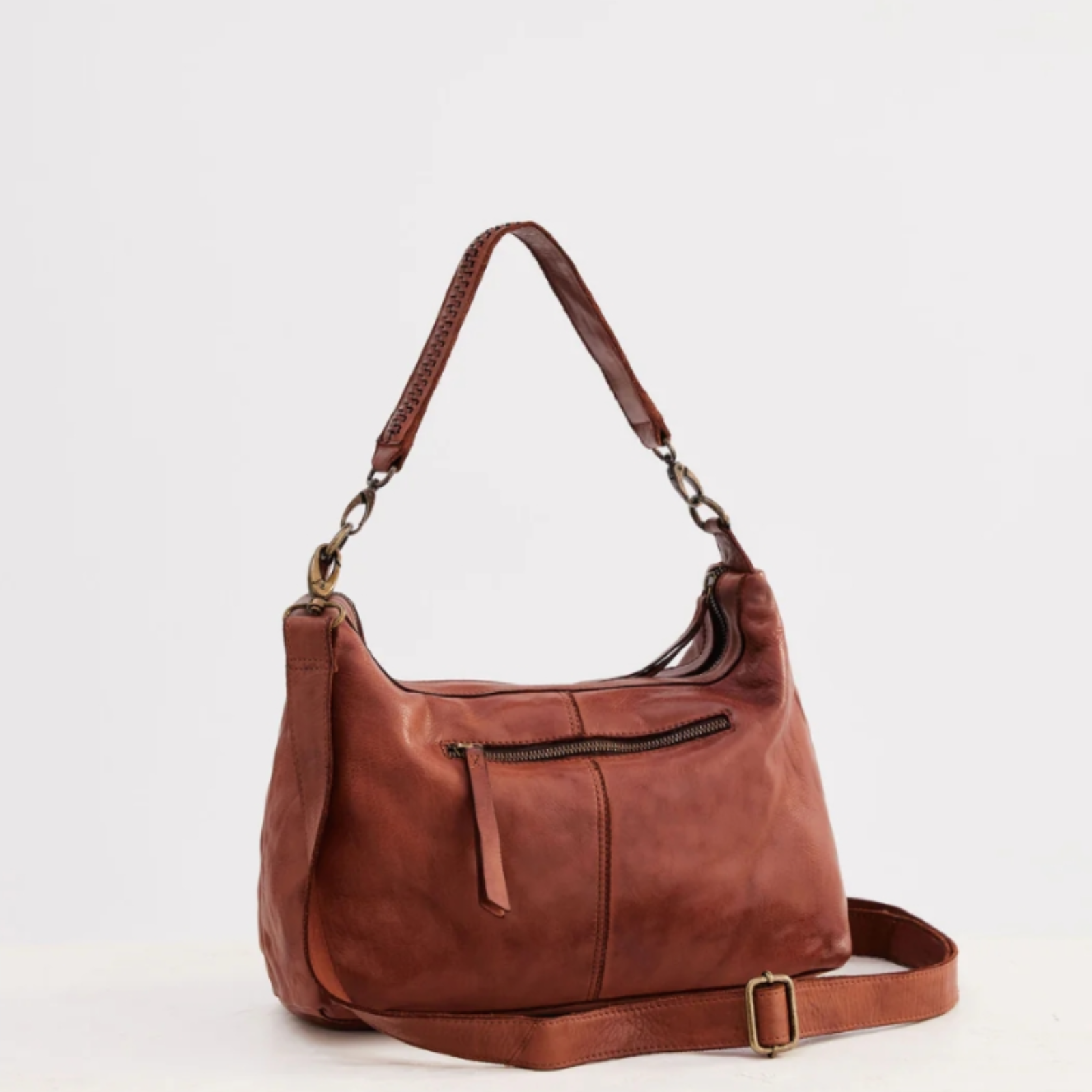 Juju & Co Signature Slouchy Leather Bag