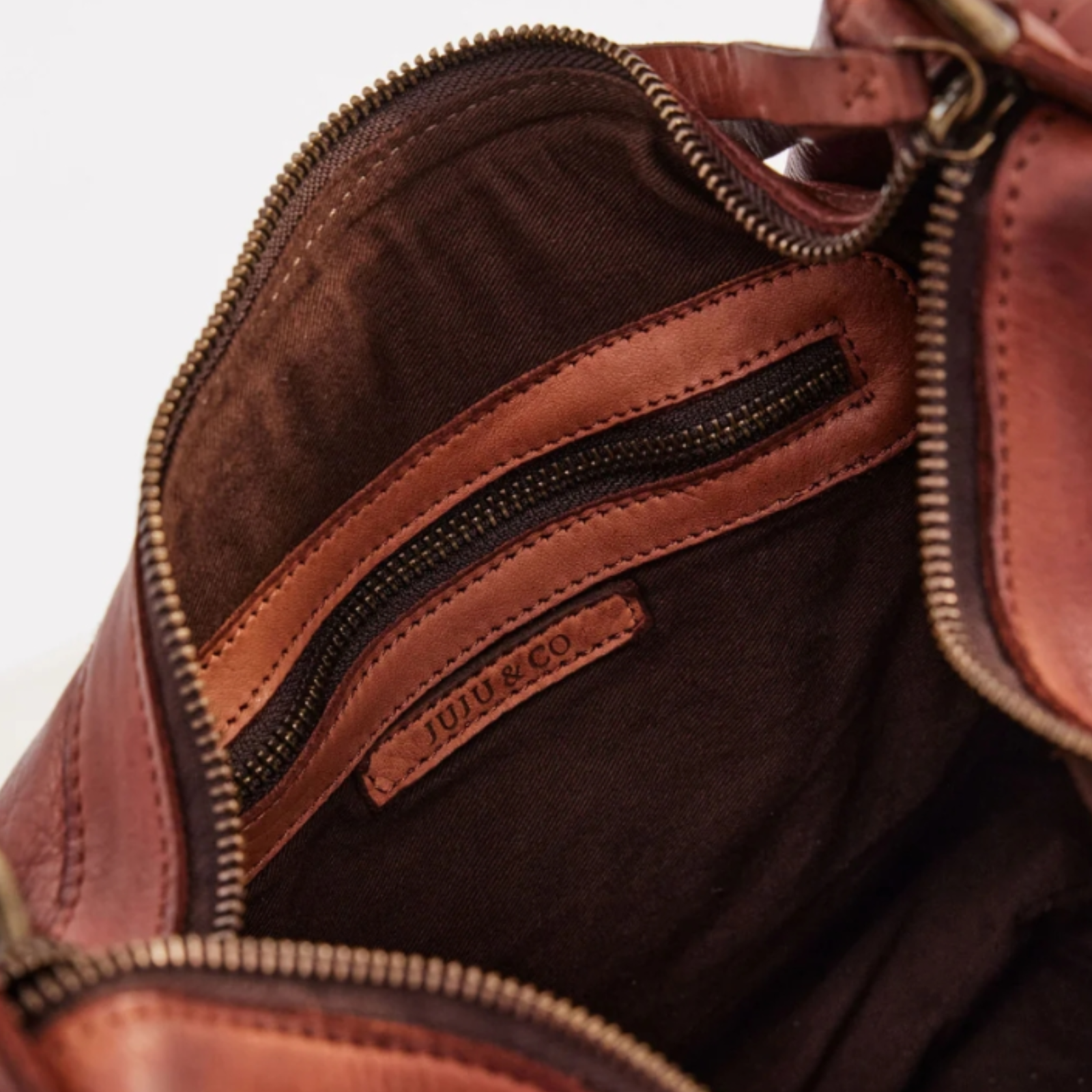 Juju & Co Signature Slouchy Leather Bag