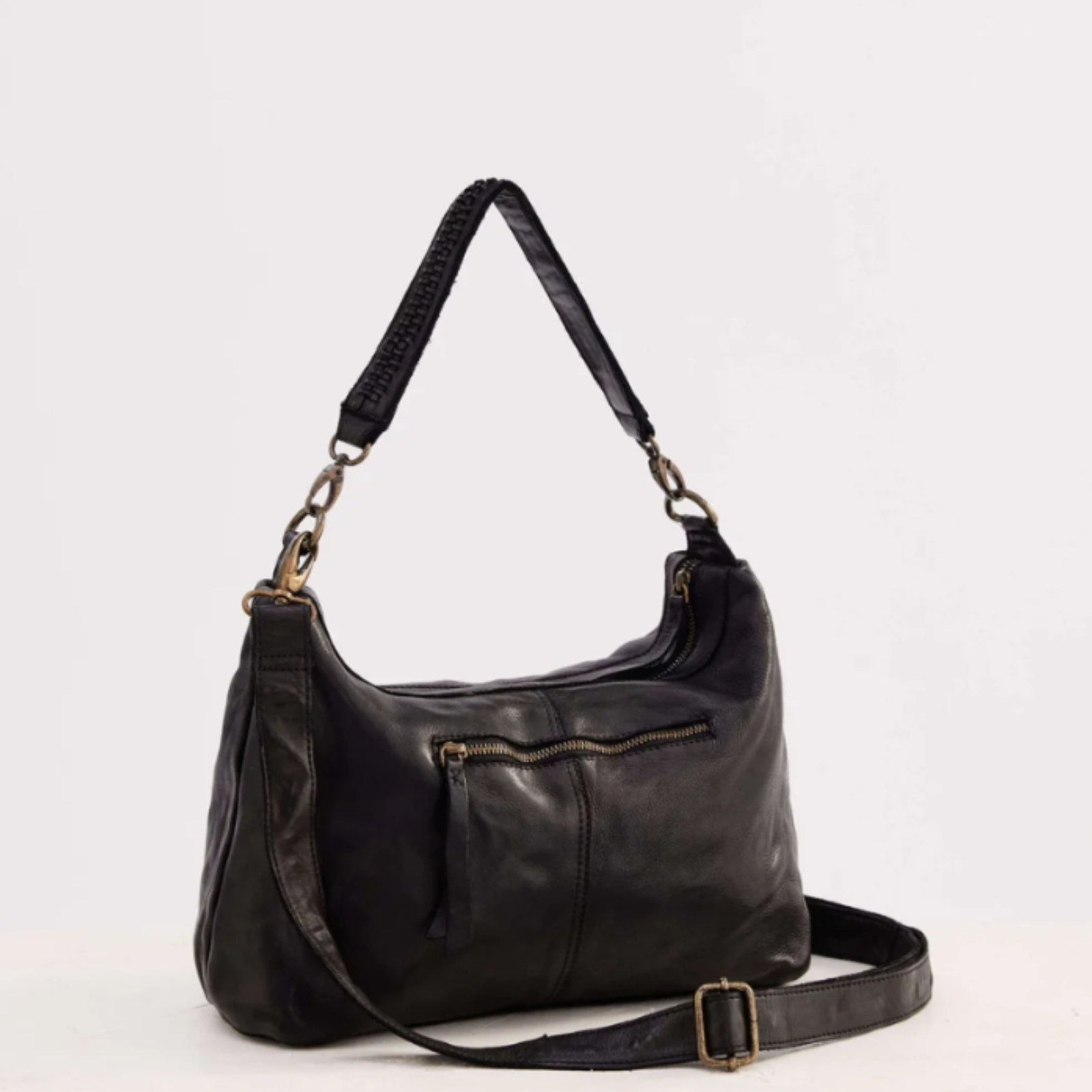 Juju & Co Signature Slouchy Leather Bag