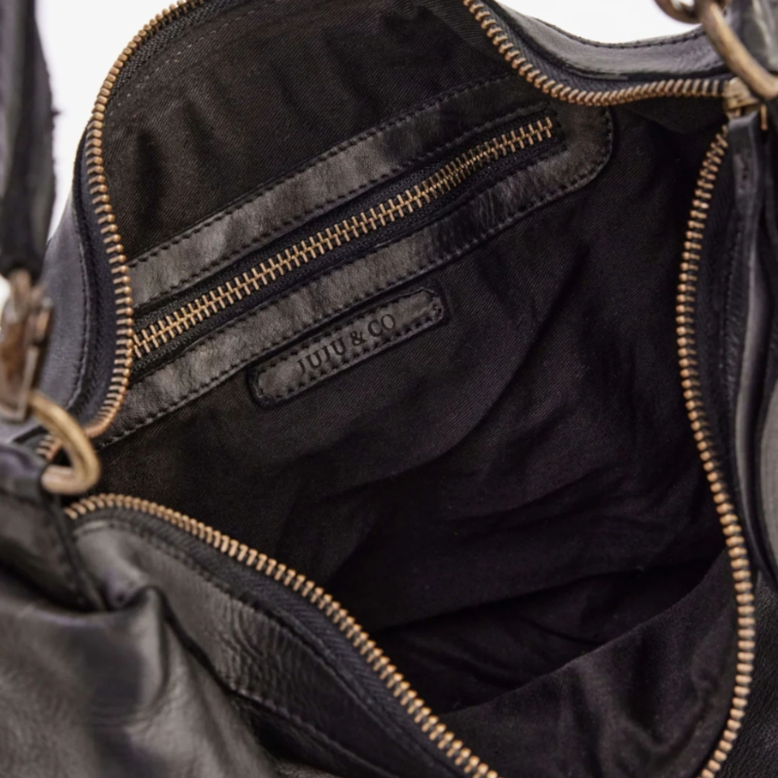 Juju & Co Signature Slouchy Leather Bag