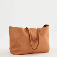 Juju & Co Unlined Tote Leather Bag