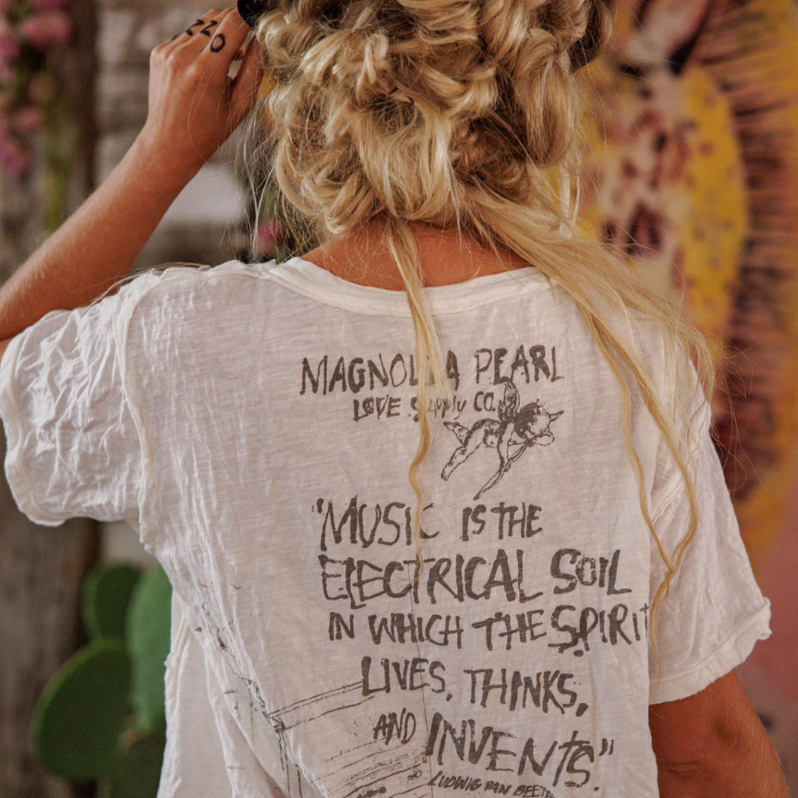 Magnolia Pearl Bp Julien Henley Tee