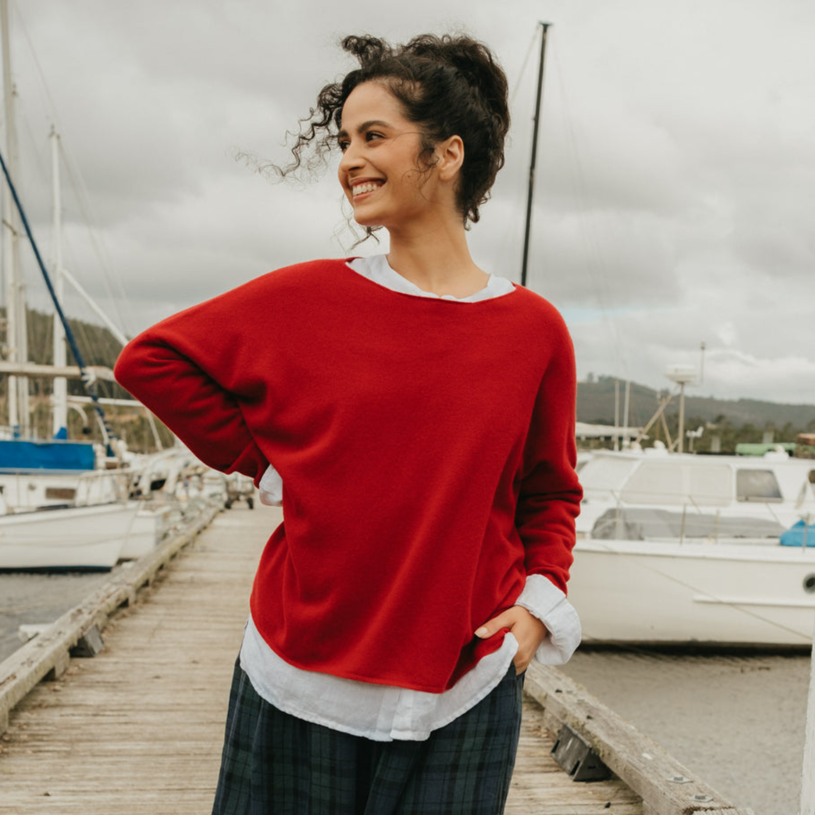 Montaigne Olivia Boxy Wool Jumper