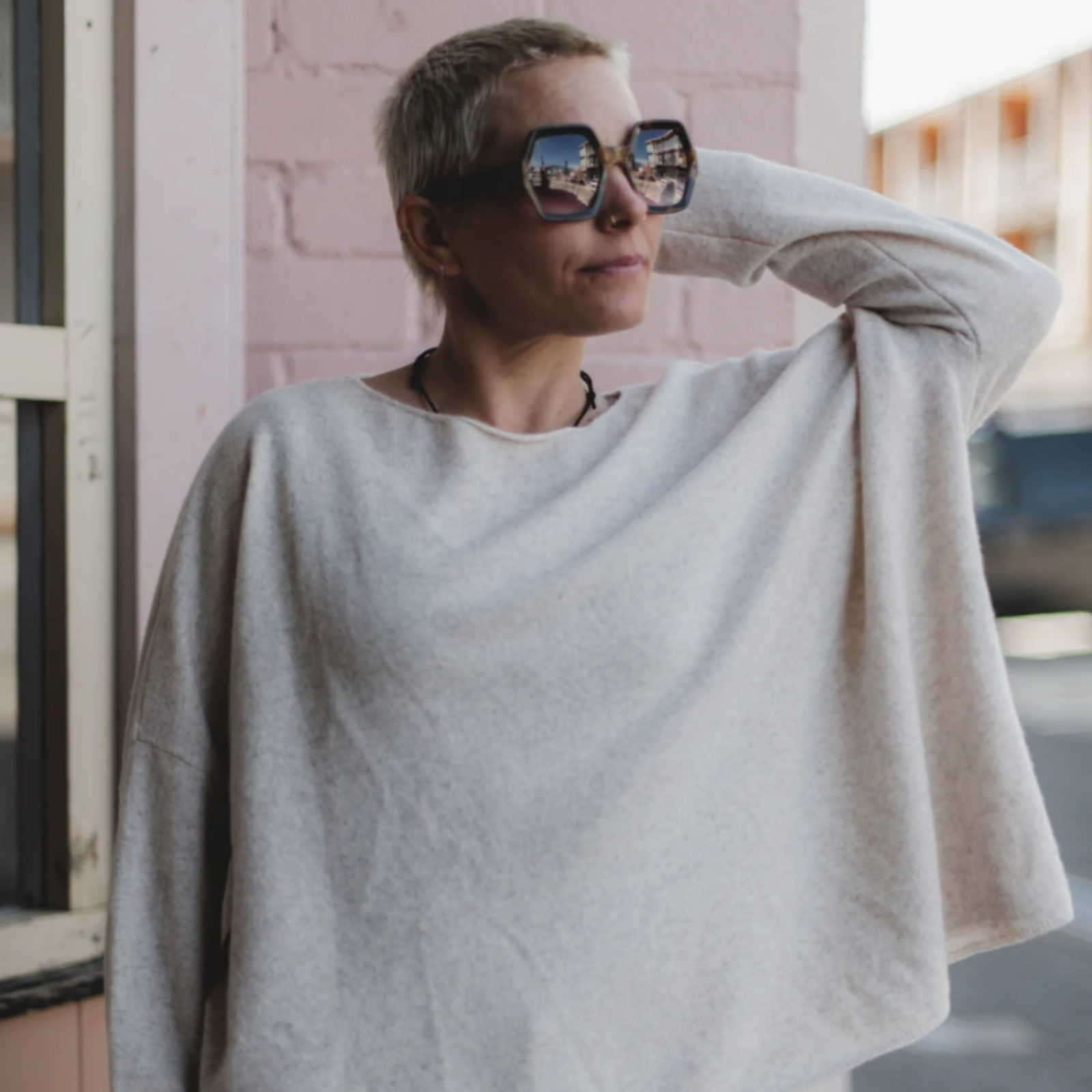 Montaigne Olivia Boxy Wool Jumper