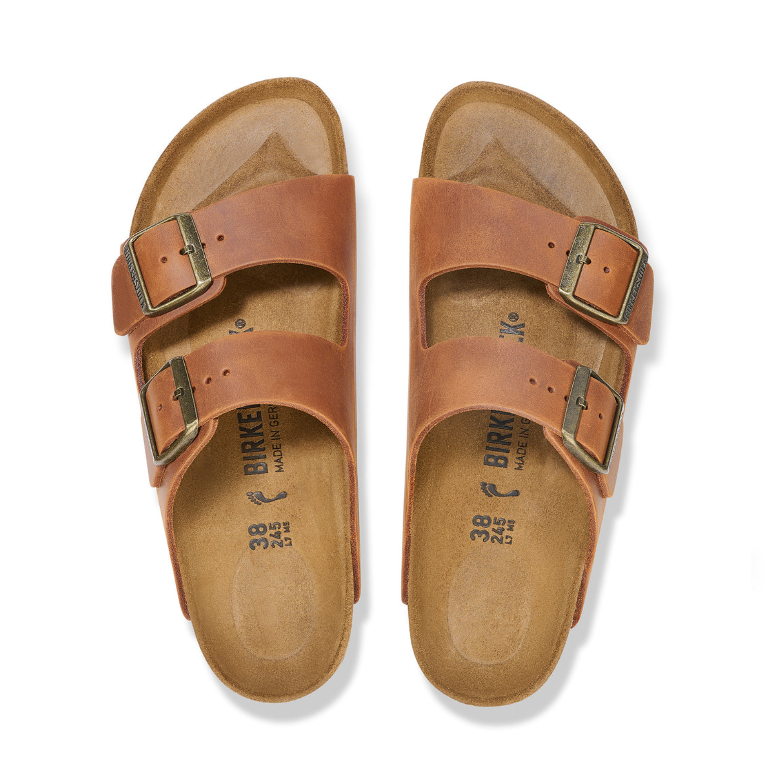 Birkenstock Arizona Cognac Oiled Leather