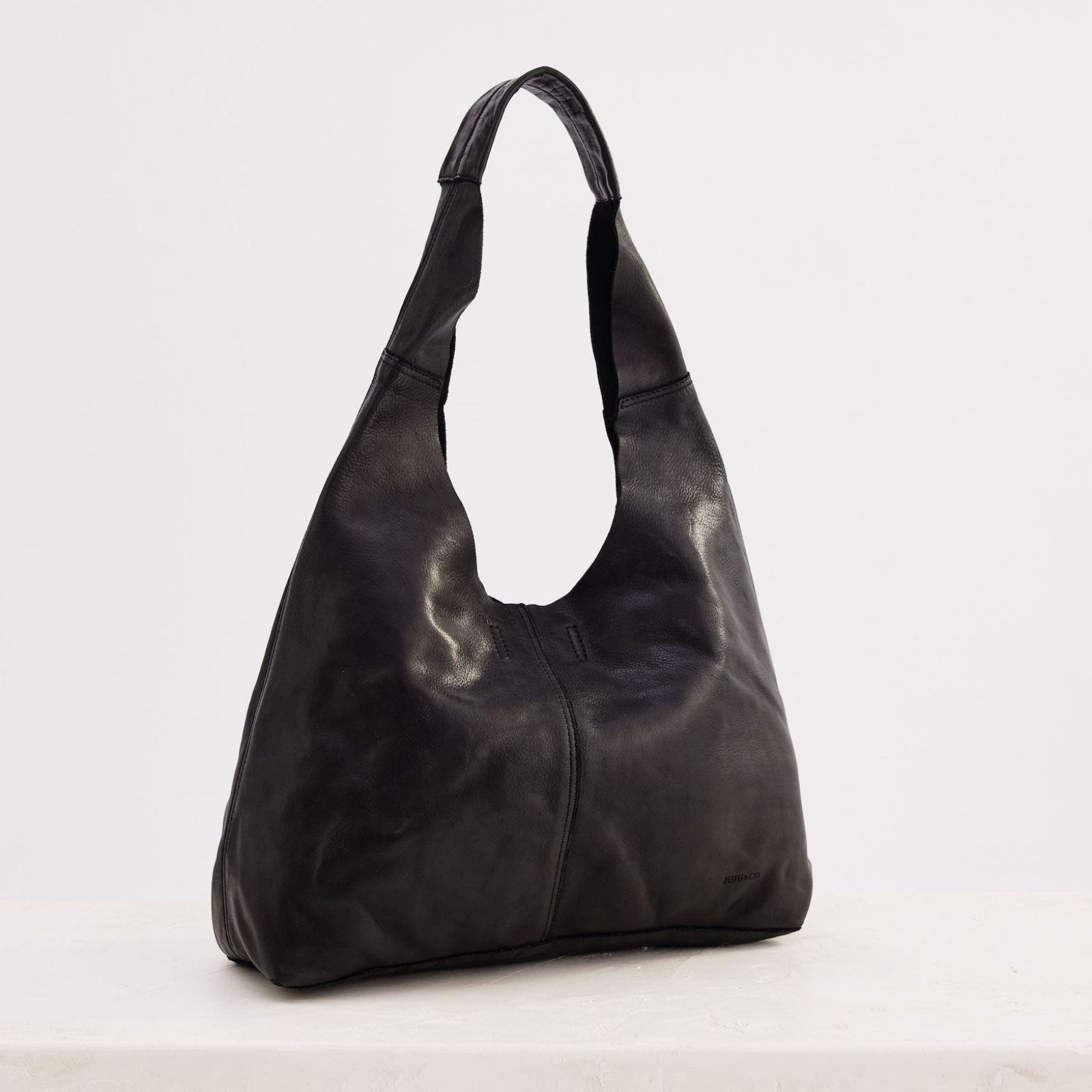 Juju & Co Unlined Slouchy Leather Bag