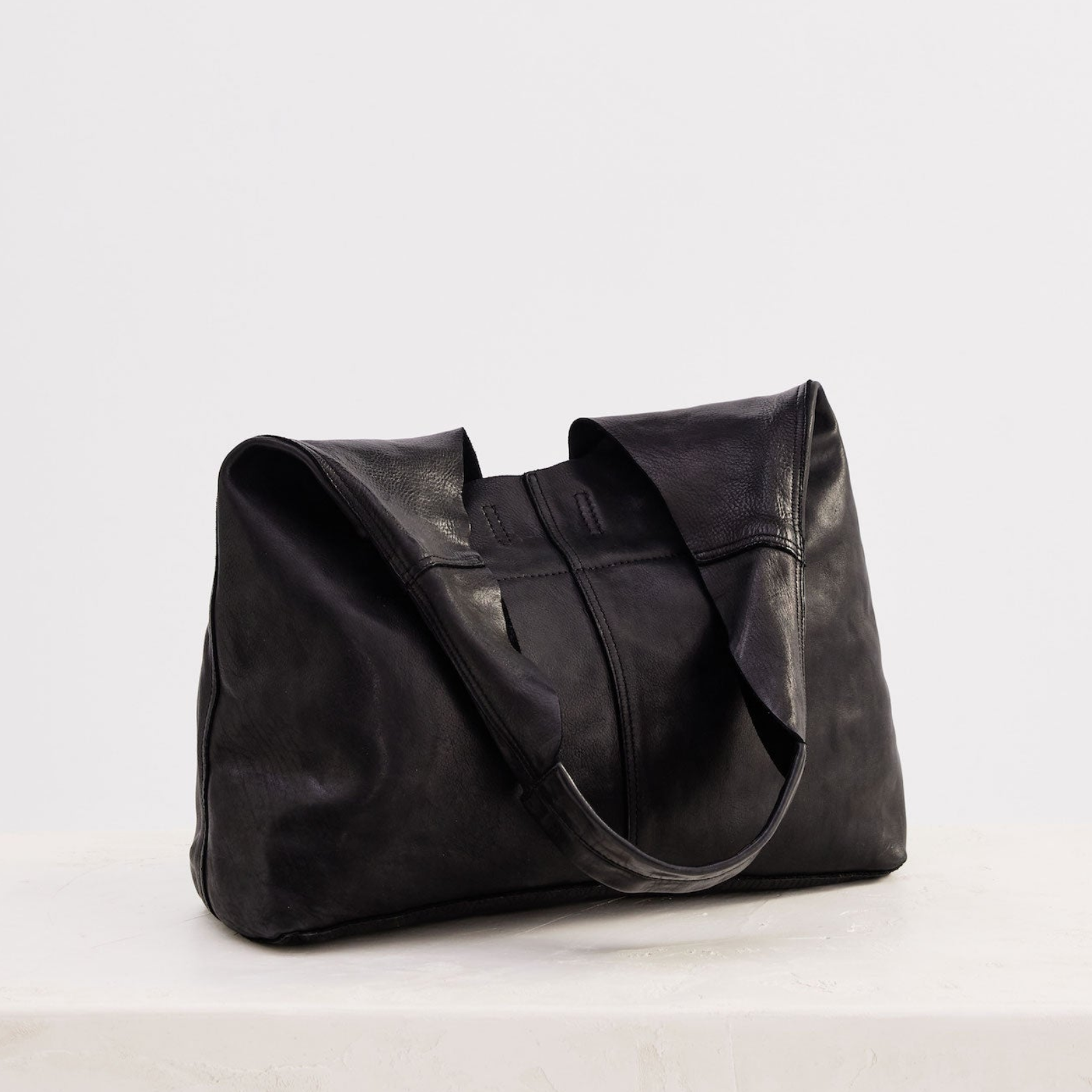 Juju & Co Unlined Slouchy Leather Bag