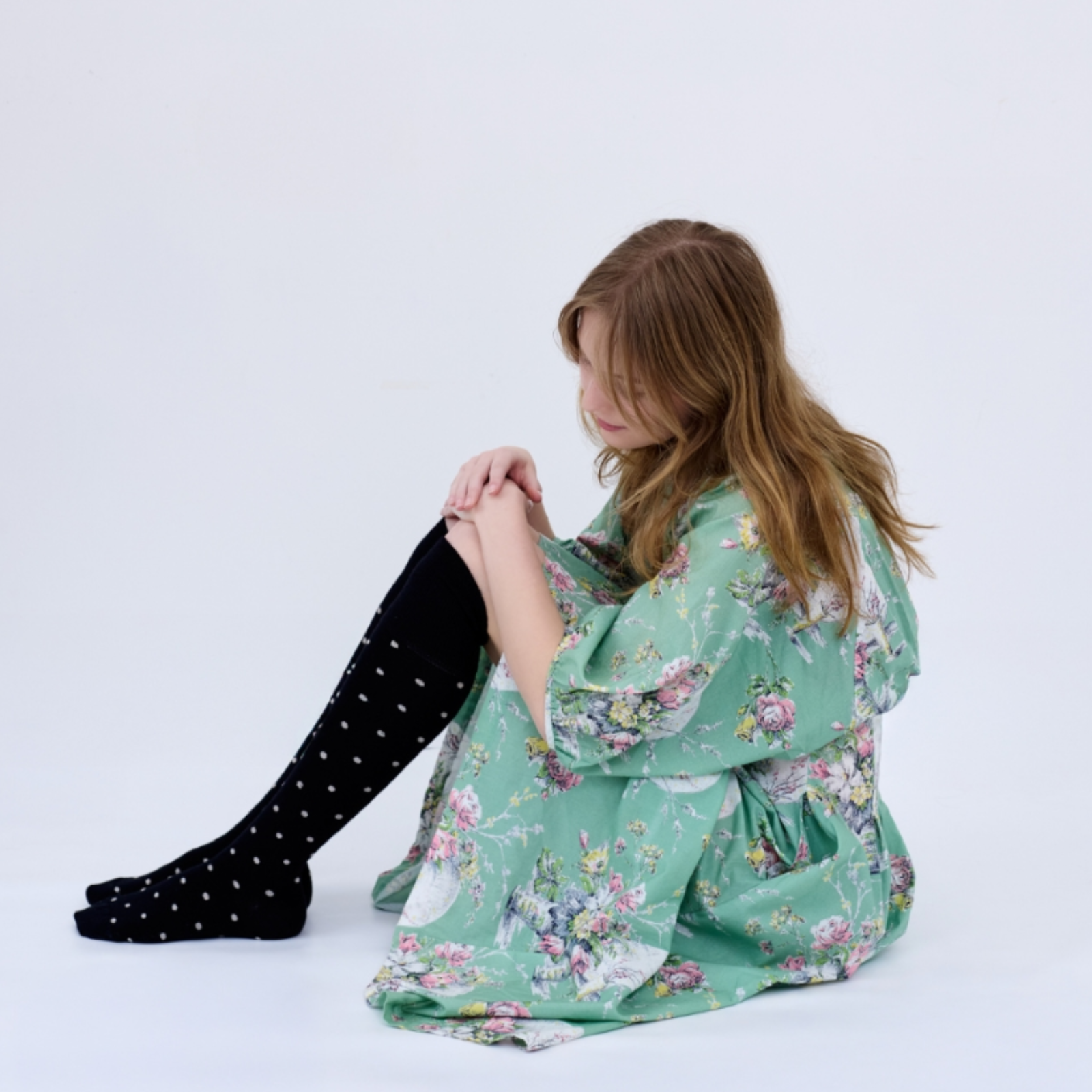 Tightology Merino knit Dotty Knee High Socks
