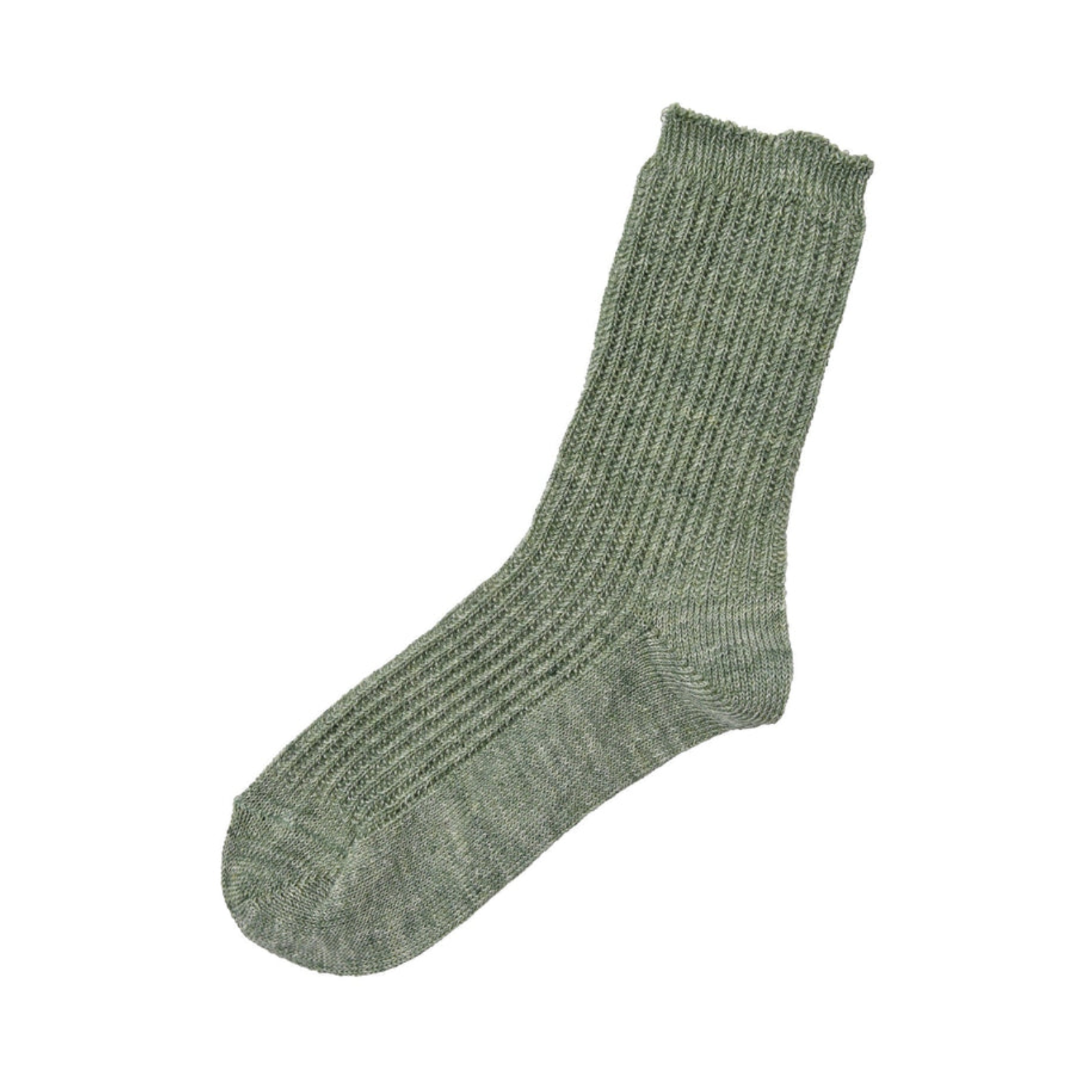 Memeri Linen Ribbed Socks