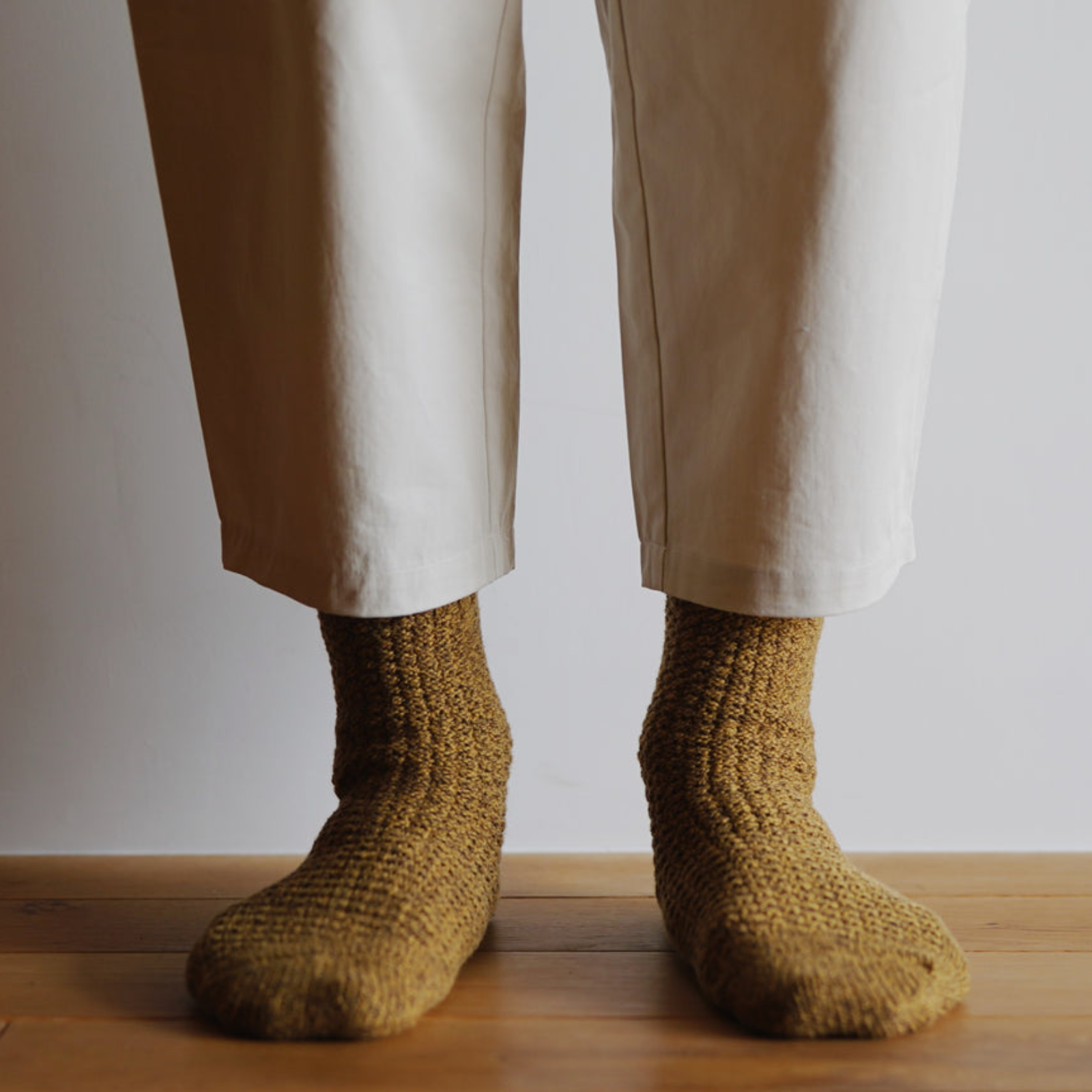 Nishiguchi Kutsushita Boston Wool Cotton Boot Socks