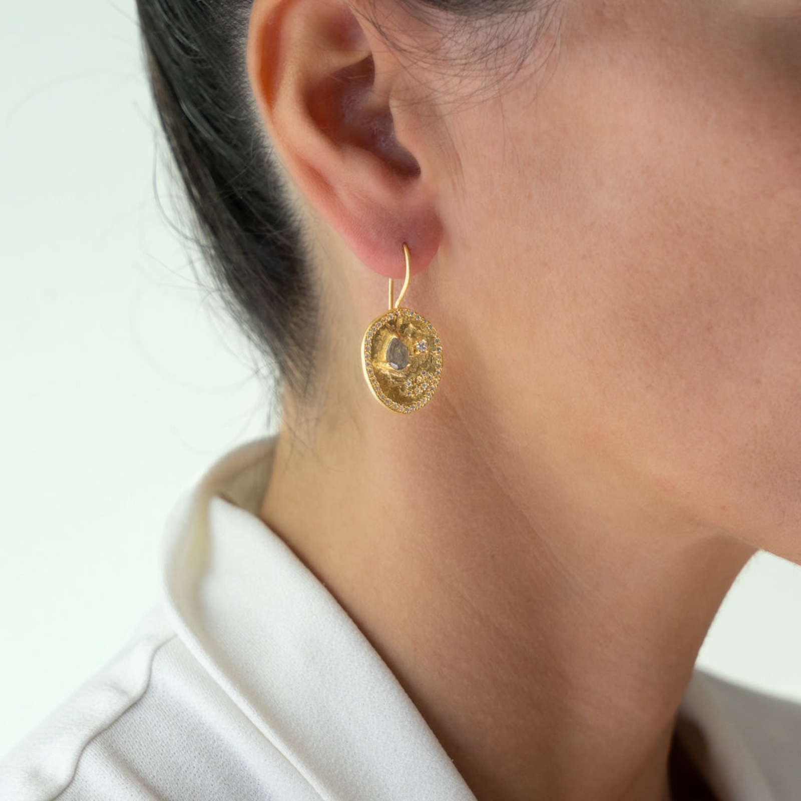 Rubyteva Alila Labradorite Earrings