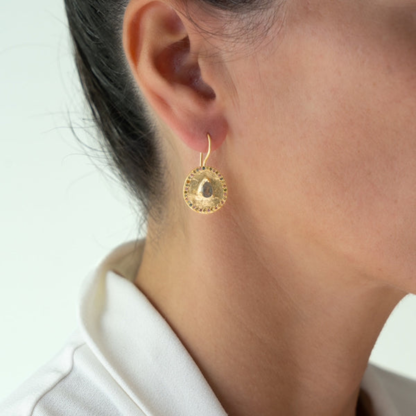 Rubyteva Majorelle Labradorite Earrings