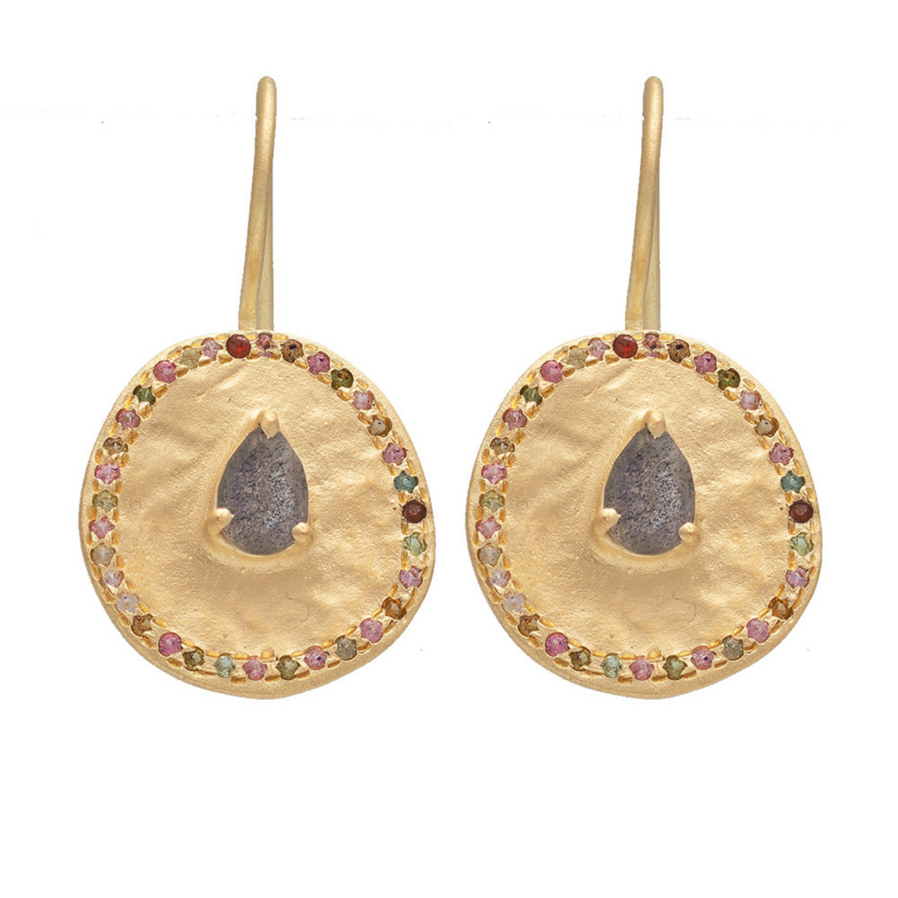 Rubyteva Majorelle Labradorite Earrings
