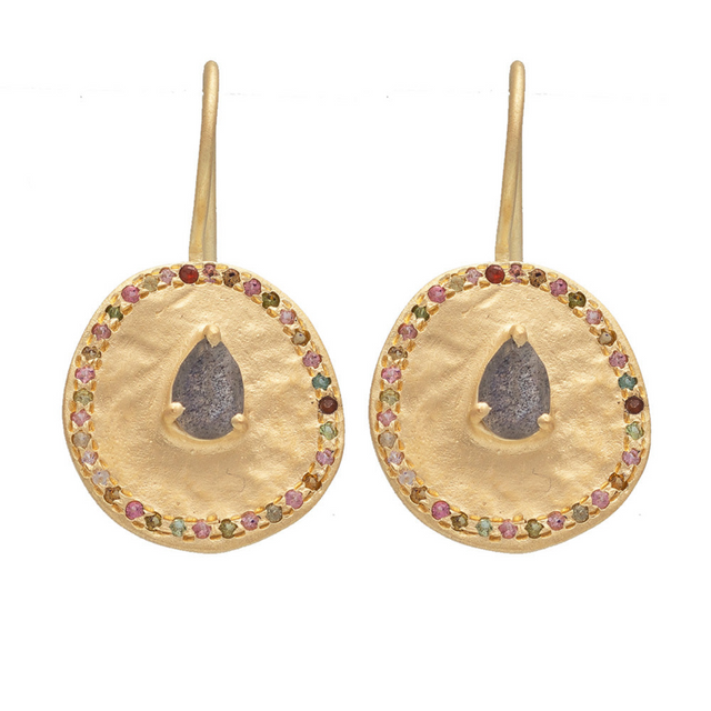 Rubyteva Majorelle Labradorite Earrings