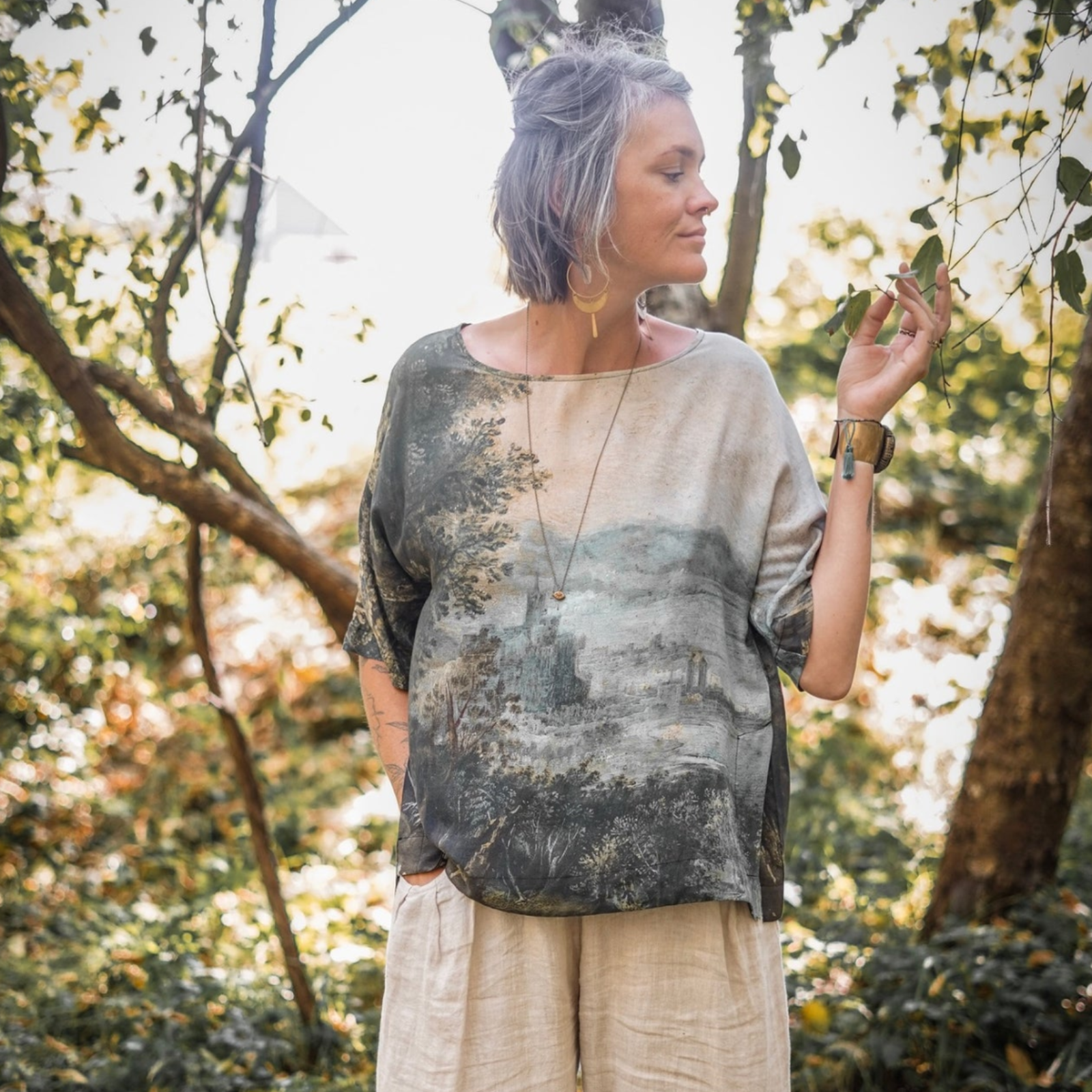 Market of Stars Castles In The Air Luxe Tunic Top