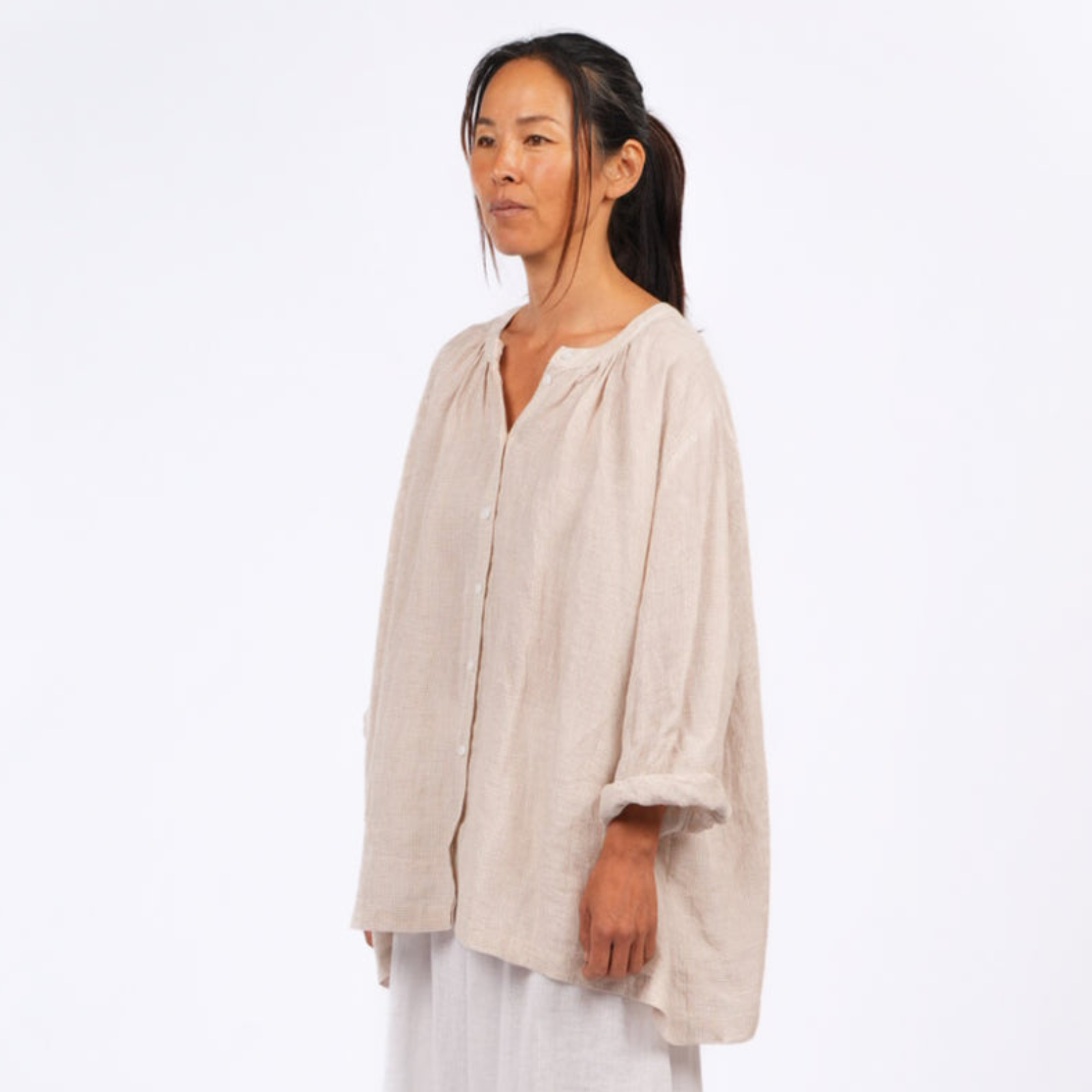 Montaigne Carmen Linen Top