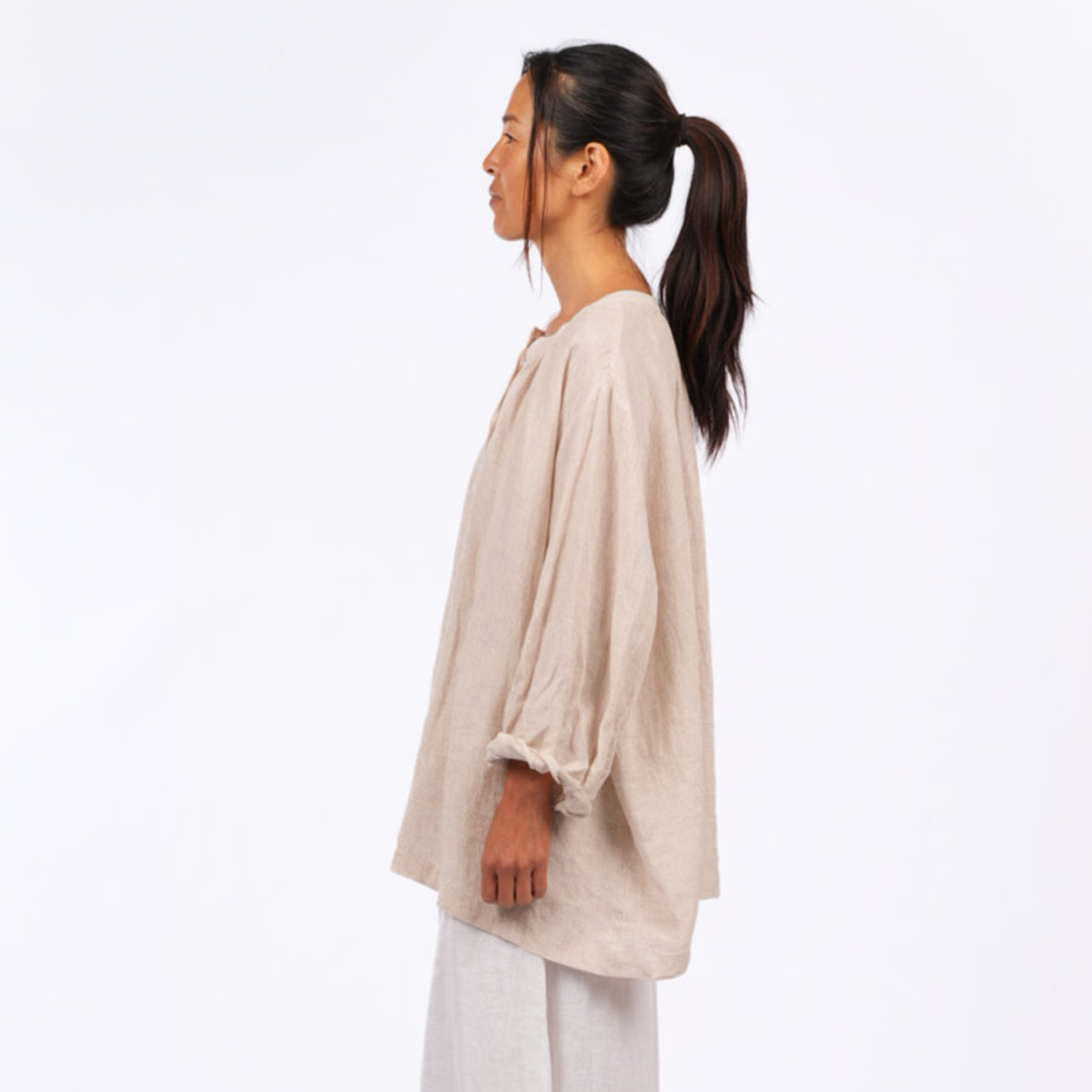 Montaigne Carmen Linen Top