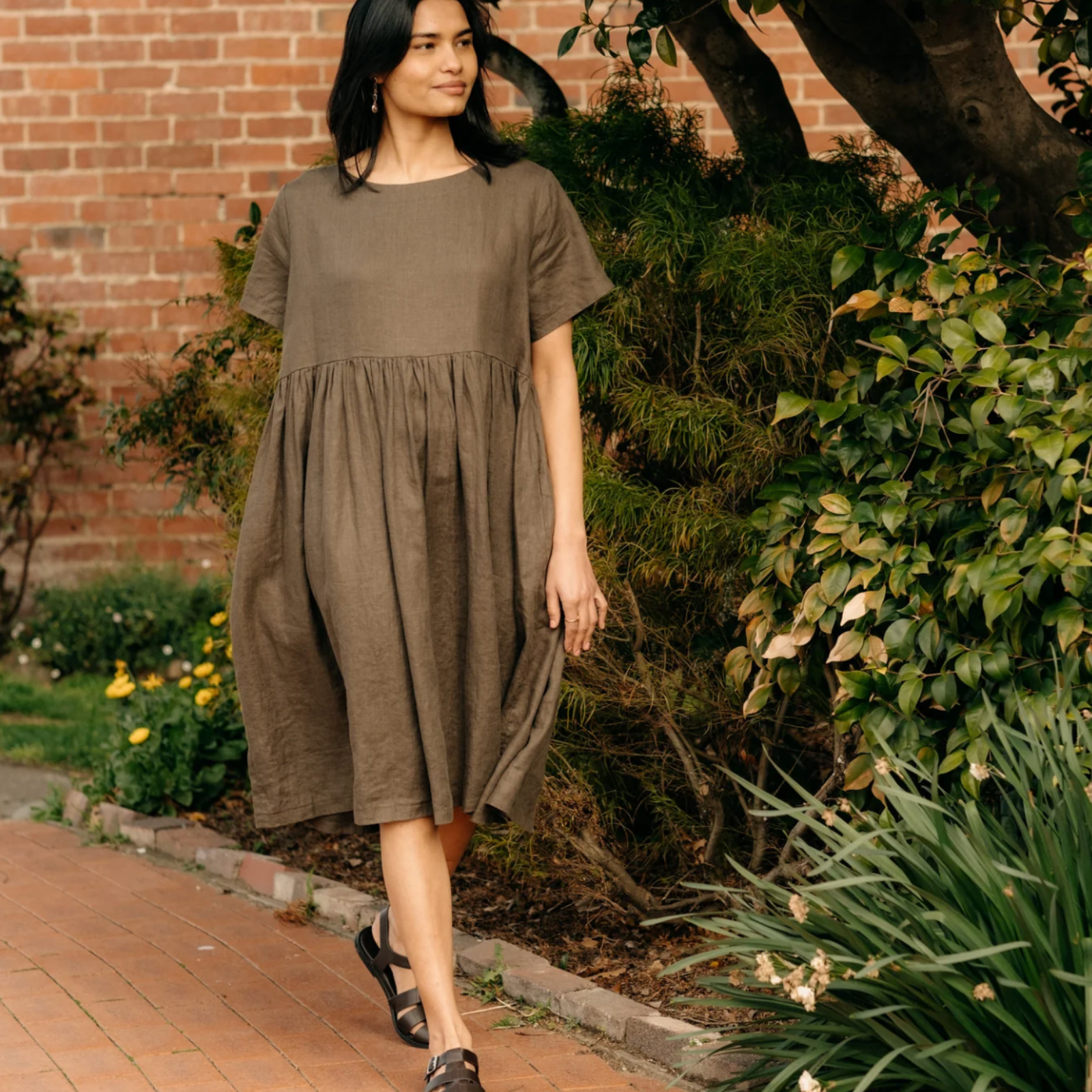 Montaigne Juni Linen Summer Staple Dress