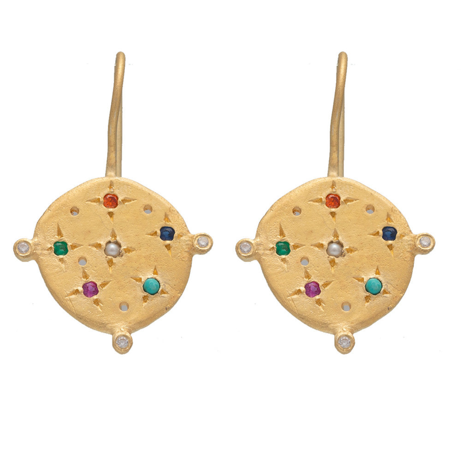 Rubyteva Mixed Stone Souk Earrings