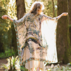 Market of Stars Mid Length Earth & Sky Goddess Kimono