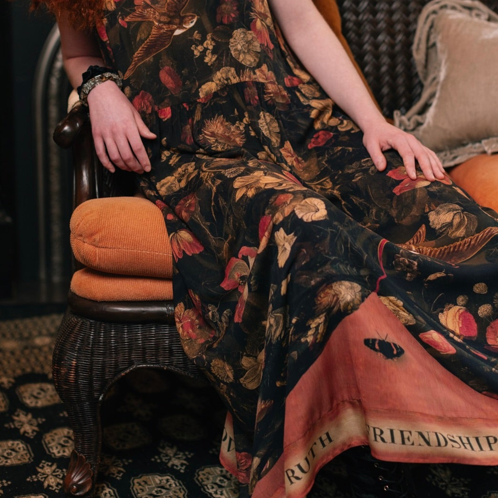 Market of Stars Heart of Gold Bohéme Long Maxi Slip Dress