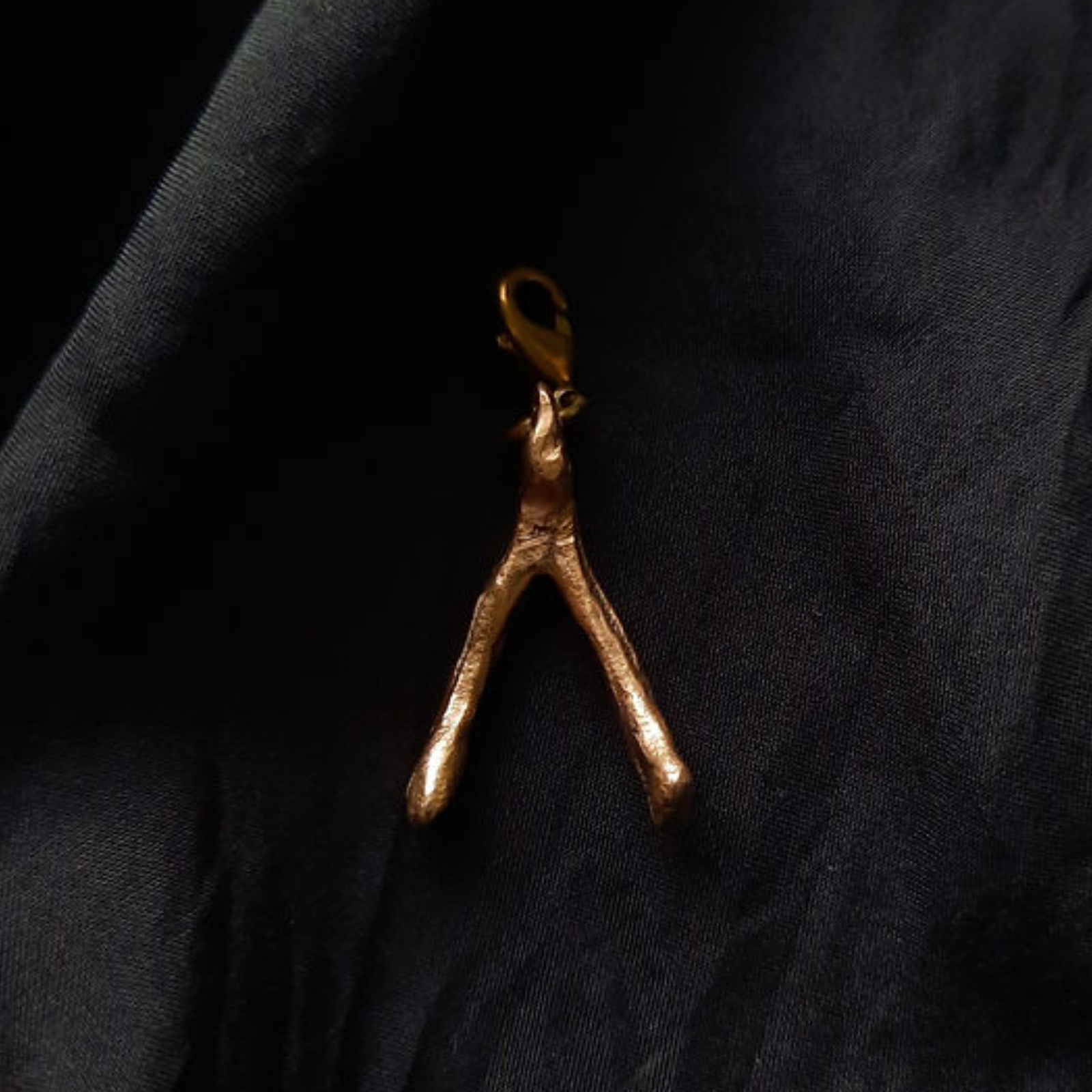 Emma Cunningham Wishbone Charm Necklace