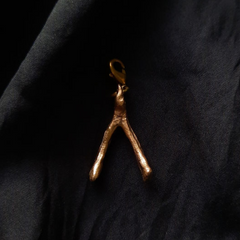 Emma Cunningham Wishbone Charm Necklace