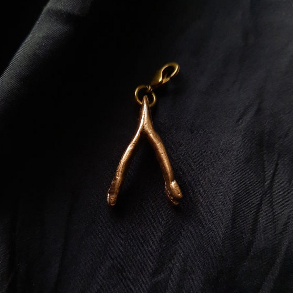 Emma Cunningham Wishbone Charm Necklace