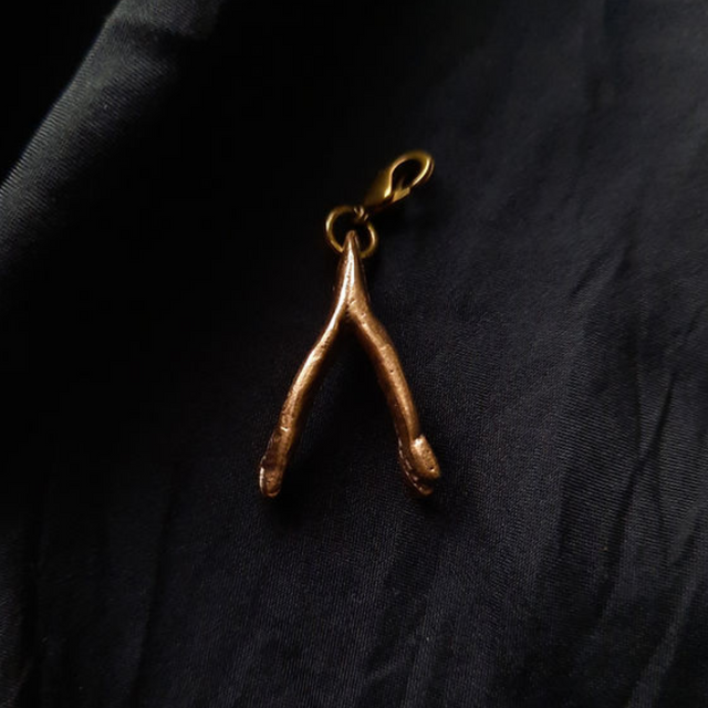 Emma Cunningham Wishbone Charm Necklace