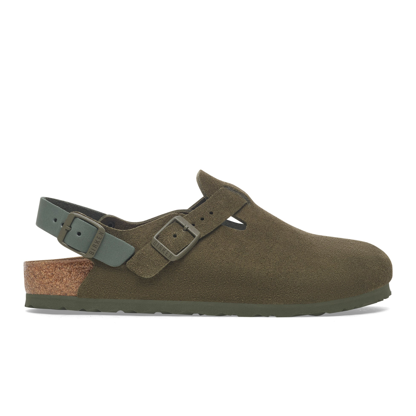 Birkenstock Tokio Suede Leather Clog with Backstrap