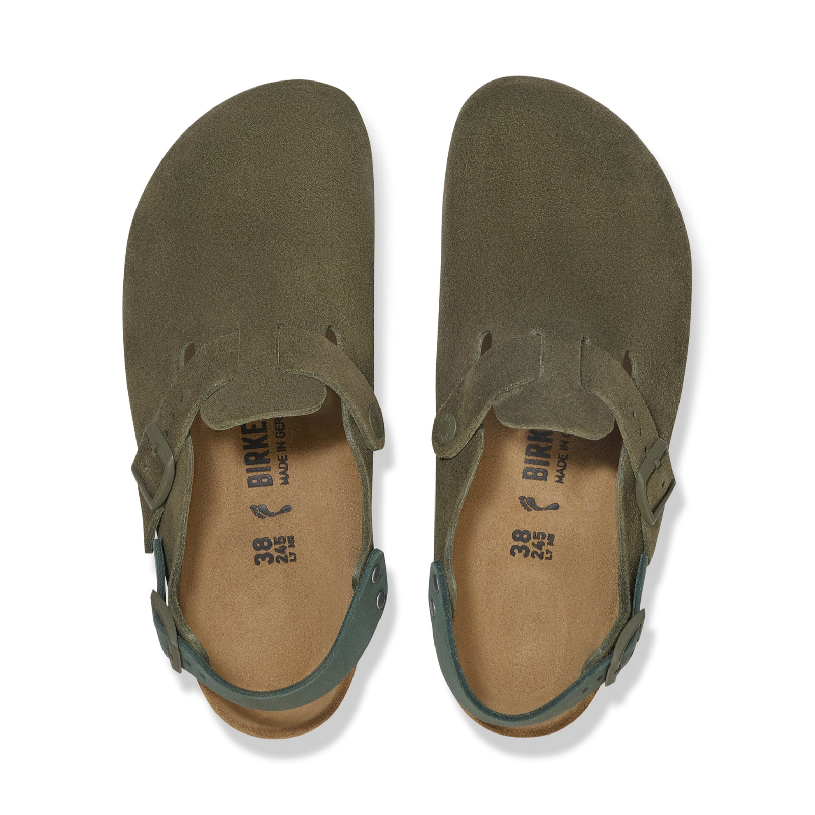 Birkenstock Tokio Suede Leather Clog with Backstrap