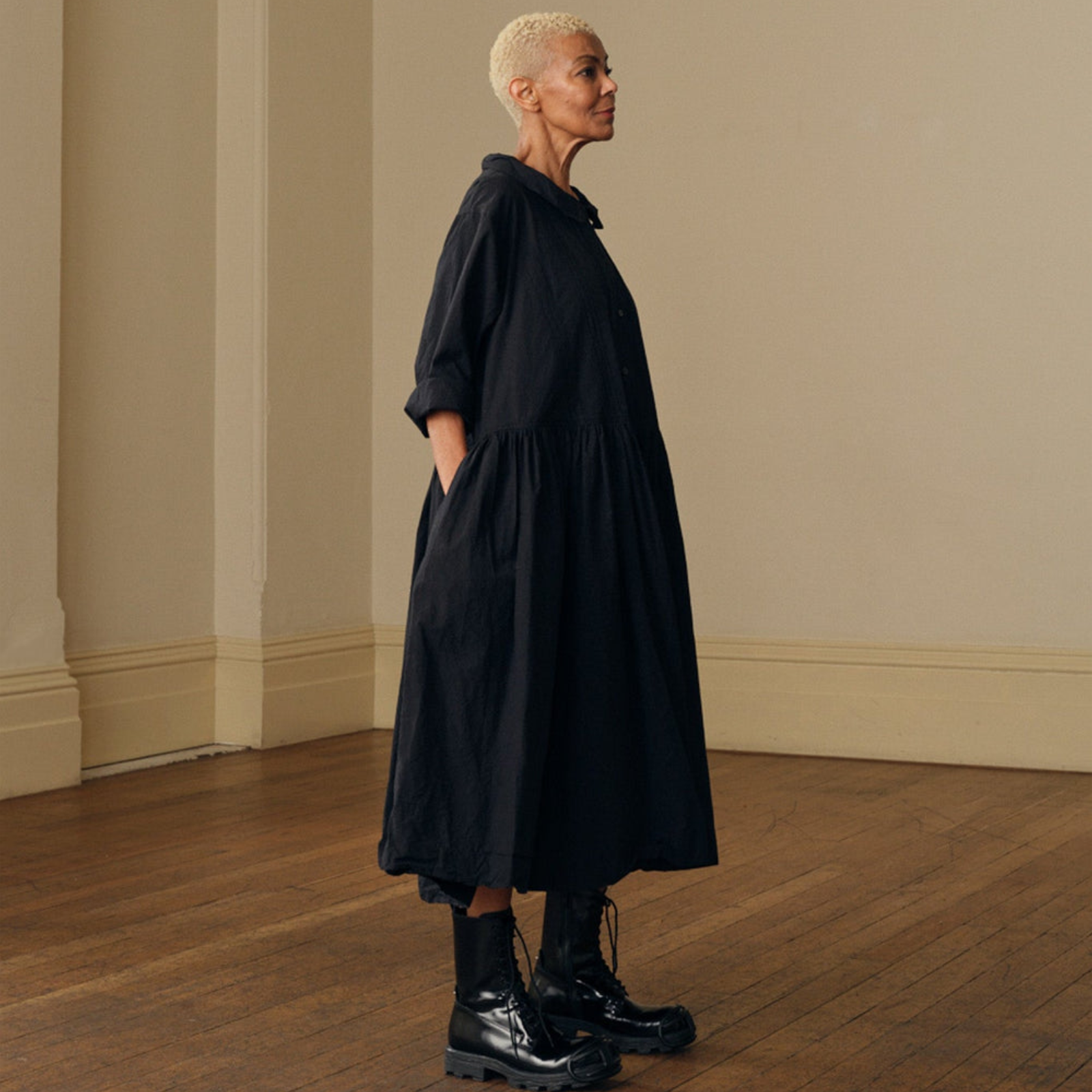 Meg By Design Isaline Cotton Poplin Dress